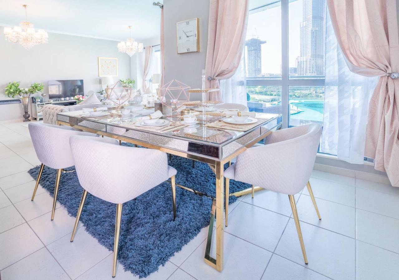 Elite Royal Apartment - Full Burj Khalifa & Fountain View - Opal - 2 Bedrooms Plus 1 Open Bedroom Without Partition Dubaj Exteriér fotografie